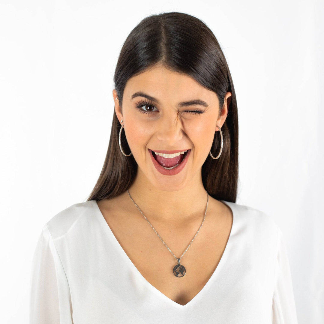 Celeste Hoop Earrings-20 mm-Silver-State of Style