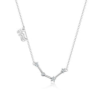 Celestia Zodiac Astrology Necklace – Celestia-Silver-Aquarius-State of Style
