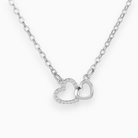Celestial Love Bond Necklace – Celestina-Silver-State of Style