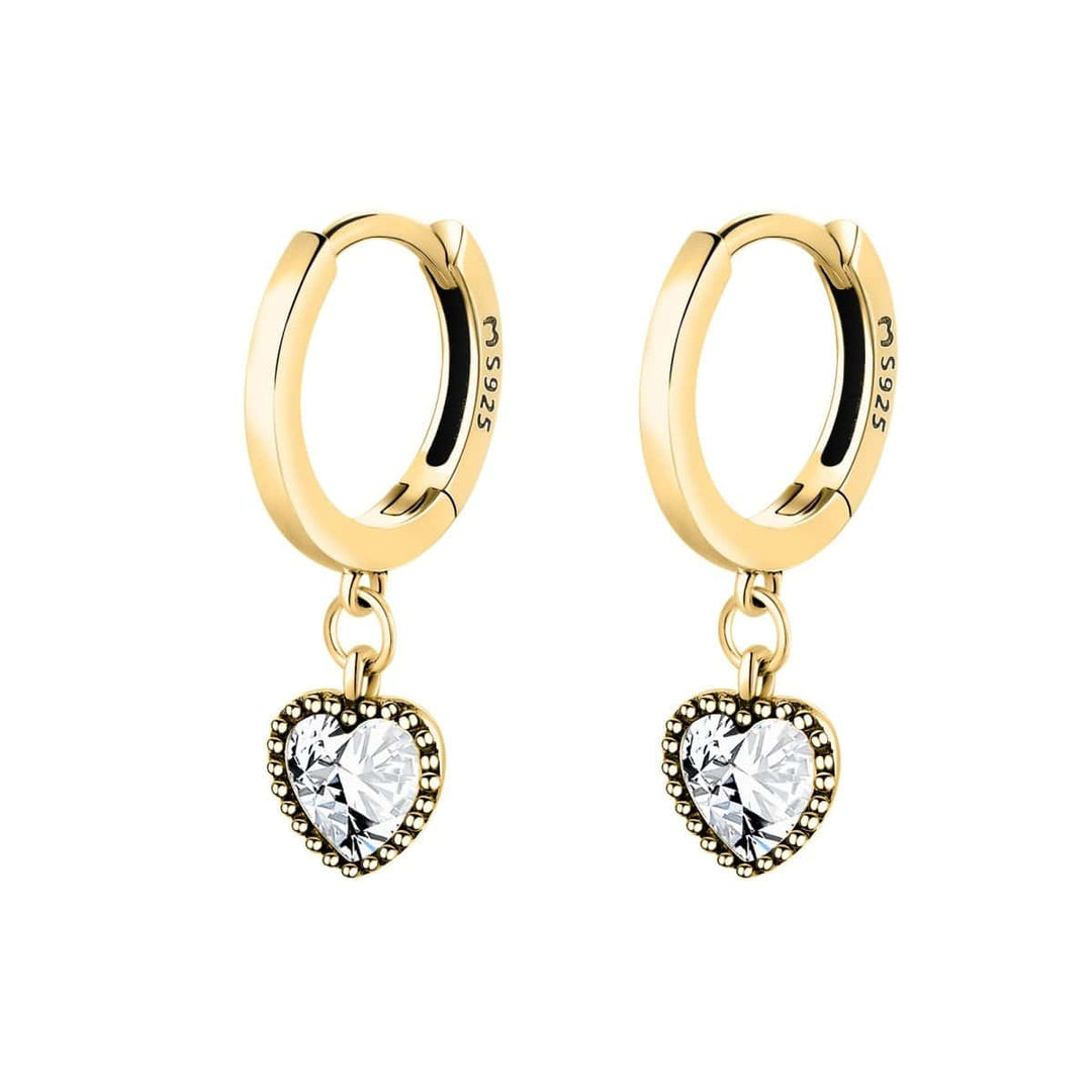 Celina Crystal Heart Earrings-Gold-State of Style