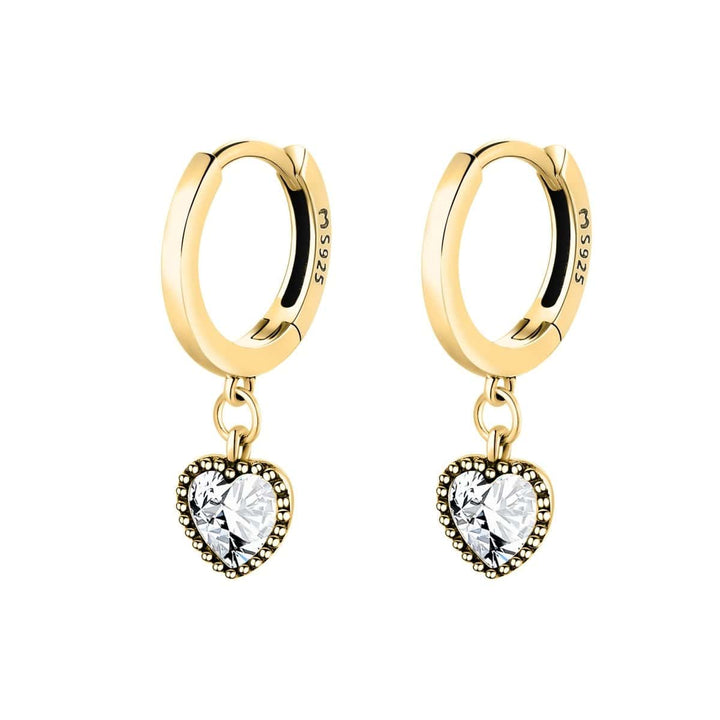 Celina Crystal Heart Earrings-Gold-State of Style