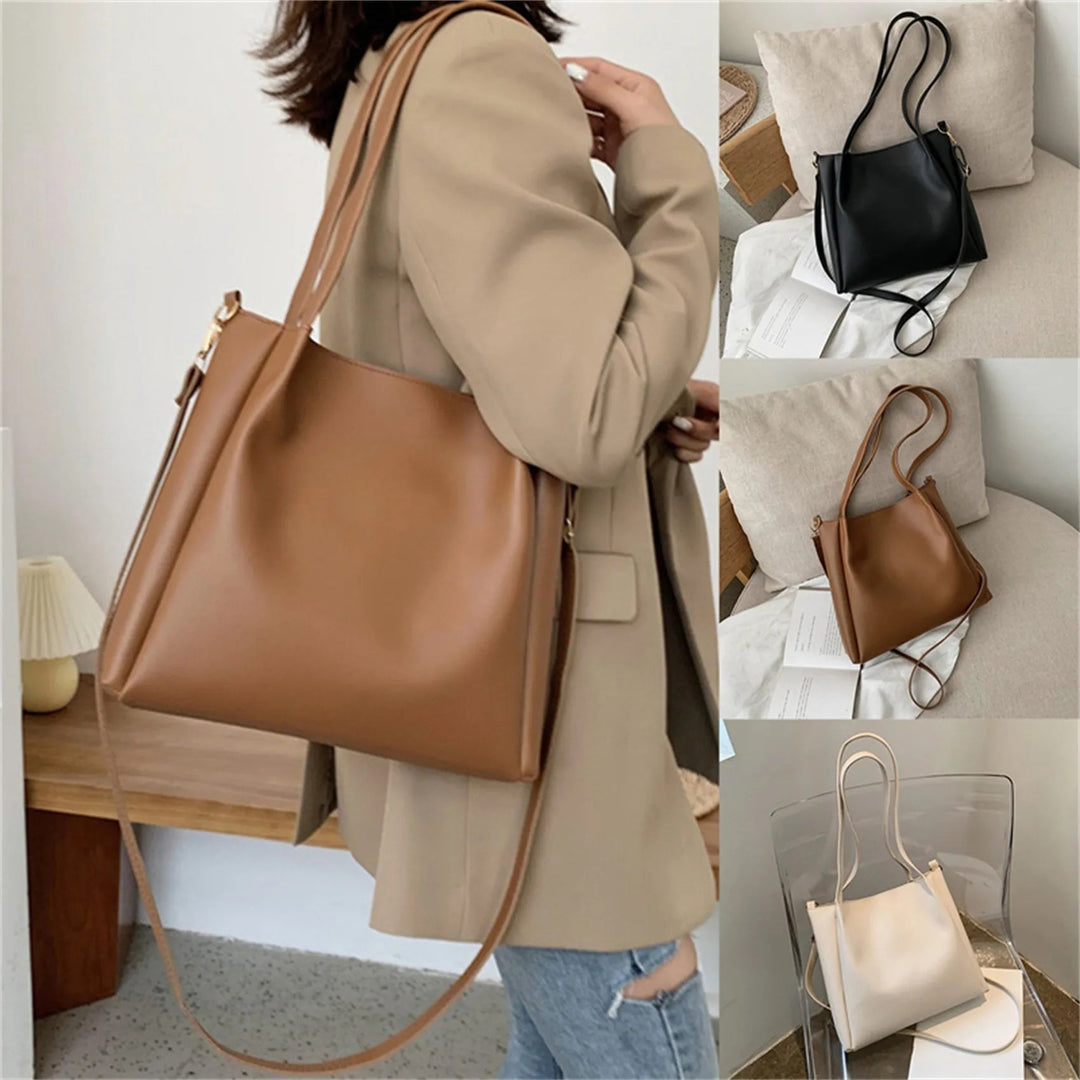 Celine Traditional Bag – Stylish PU Leather Shoulder & Crossbody Bag-Brown-State of Style