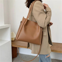 Celine Traditional Bag – Stylish PU Leather Shoulder & Crossbody Bag-Brown-State of Style