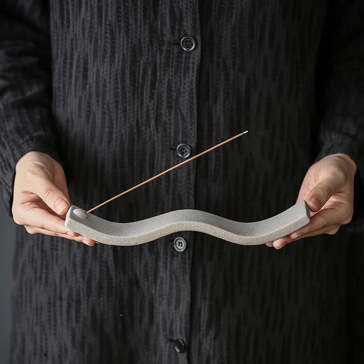 Ceramic Incense Holder - ZenWave-Blue-State of Style