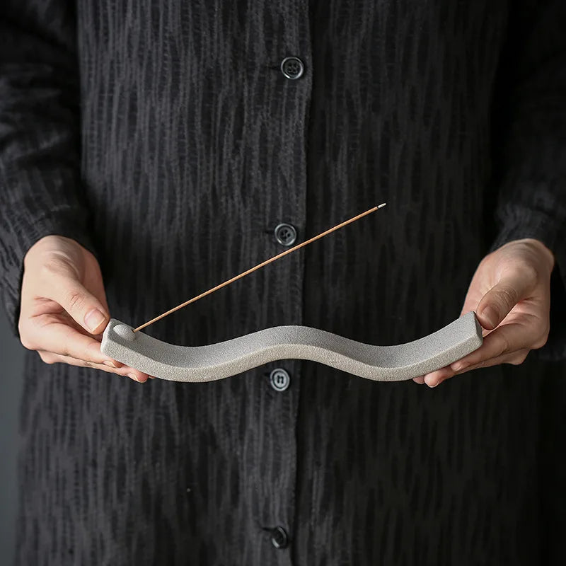 Ceramic Incense Holder - ZenWave-Blue-State of Style