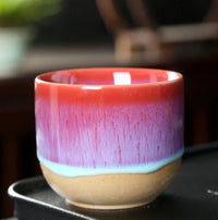 Ceramic Tea Cup - ColorSplash-Dark Blue-State of Style