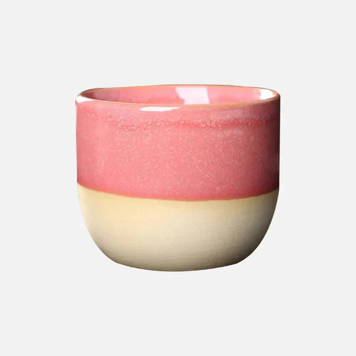 Ceramic Tea Cup - ColorSplash-Pink-State of Style