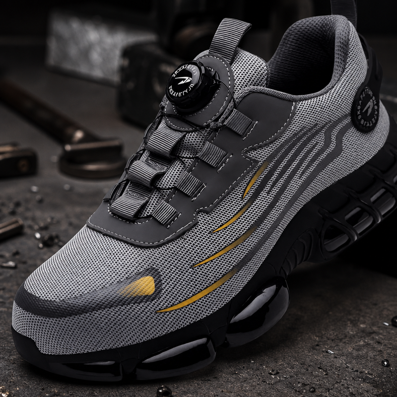 Lightweight Safety Work Shoes with Quick-Lace – Fortiro