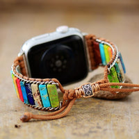 Chakra Apple Watch Wrap Band - Elirion-Gold-State of Style