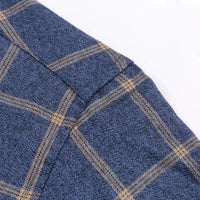 Checked Cotton Shirt - Victor-Dark Blue-XS-State of Style