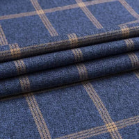 Checked Cotton Shirt - Victor-Dark Blue-XS-State of Style