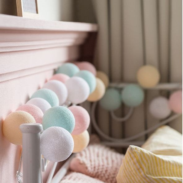 Cheerful Cotton Light-Up Ball Sling - LumiBall-Candy-150 cm - 10 lamps-USB-State of Style