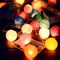 Cheerful Cotton Light-Up Ball Sling - LumiBall-Party vibe-150 cm - 10 lamps-USB-State of Style