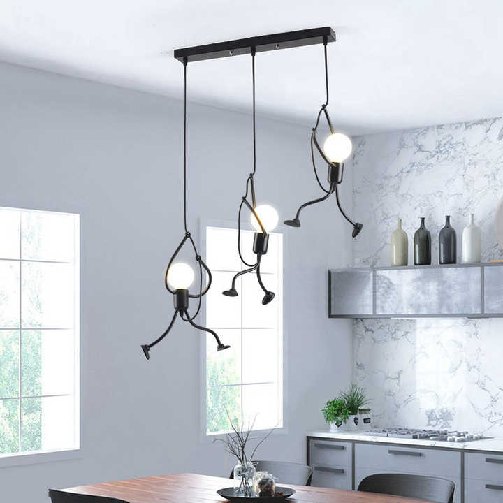 Cheerful Pop Wall Lamp - RetroGlow-3 Lamps in One Beam-State of Style