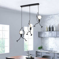Cheerful Pop Wall Lamp - RetroGlow-3 Lamps in One Beam-State of Style