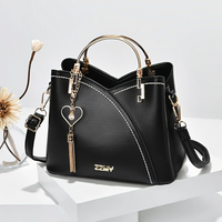 Chic Ladies Handbag - LuxeGrace-Black-1-State of Style