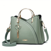 Chic Ladies Handbag - LuxeGrace-Green-State of Style