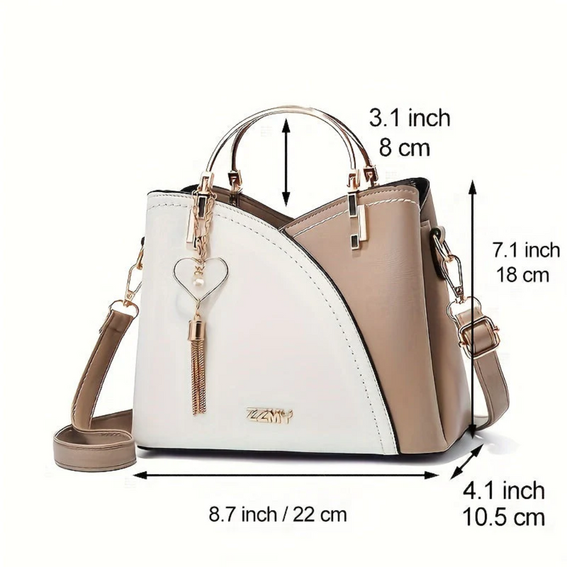 Chic Ladies Handbag - LuxeGrace-Light Blue-State of Style