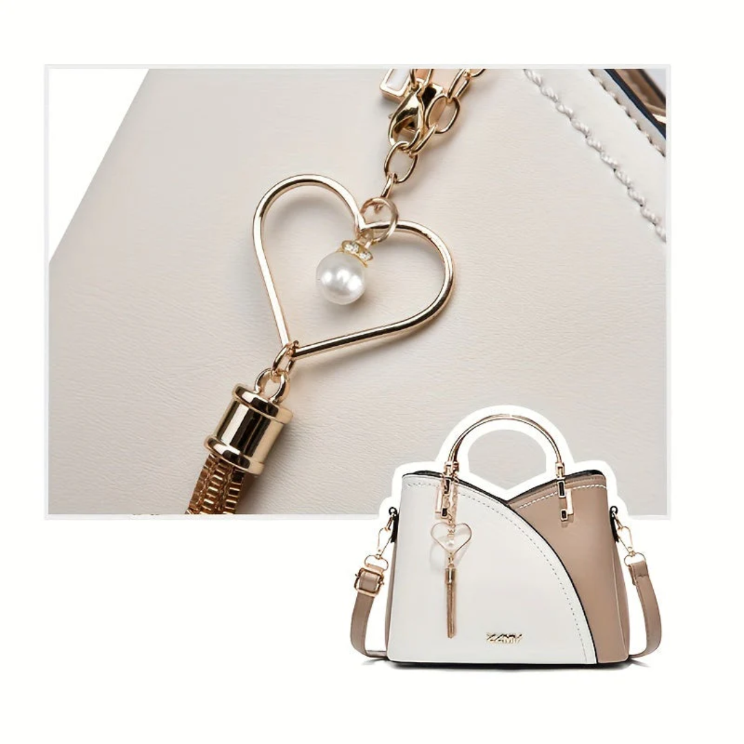 Chic Ladies Handbag - LuxeGrace-Light Blue-State of Style