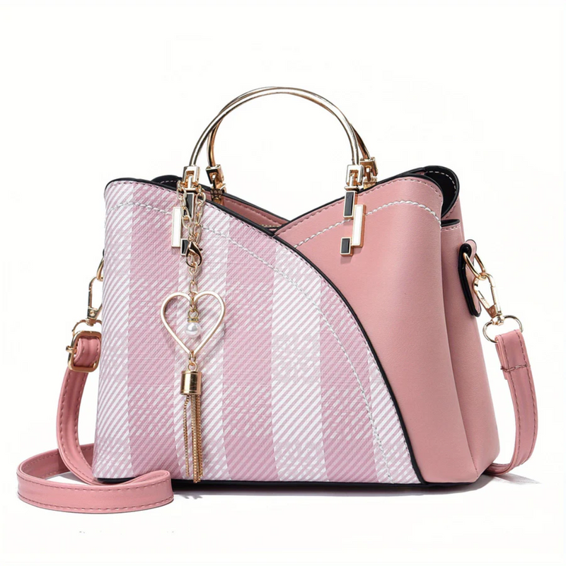 Chic Ladies Handbag - LuxeGrace-Pink-2-State of Style