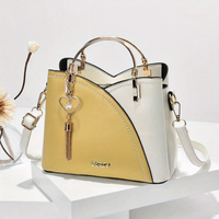 Chic Ladies Handbag - LuxeGrace-Yellow-State of Style