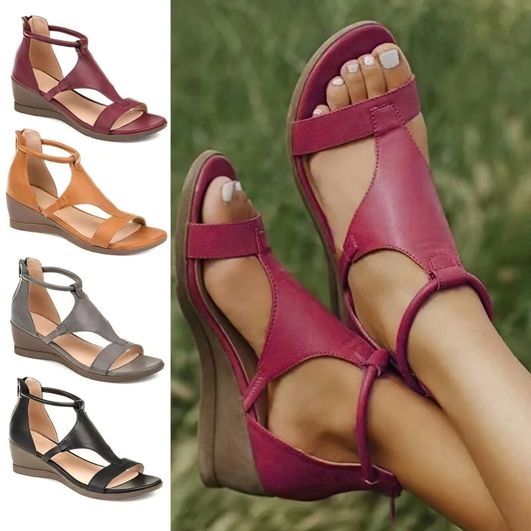 Chic Ladies' Sandals - Elora-Black-3.5-State of Style