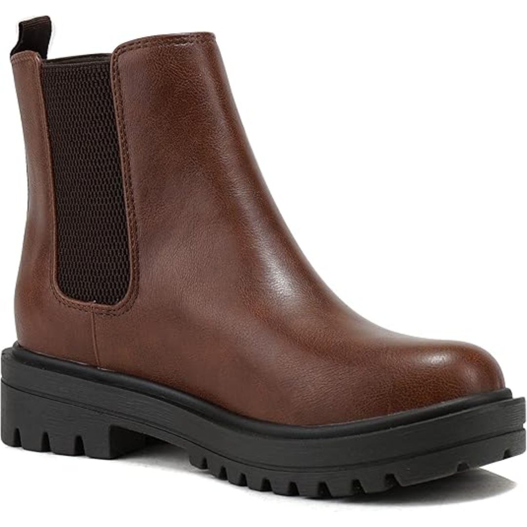 Chic Low Heel Chelsea Ankle Boots - Kailey-PU Boot-3.5-State of Style