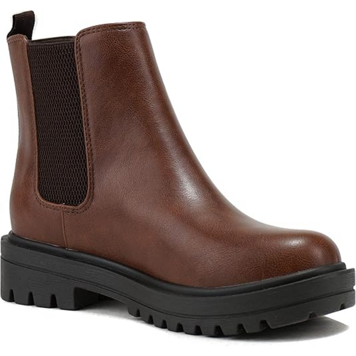 Chic Low Heel Chelsea Ankle Boots - Kailey-PU Boot-3.5-State of Style