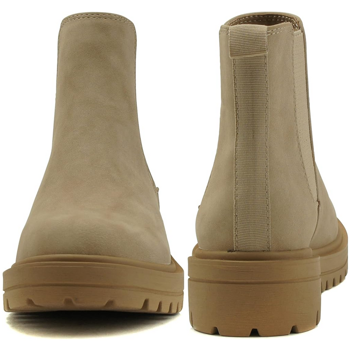 Chic Low Heel Chelsea Ankle Boots - Kailey-PU Boot-3.5-State of Style
