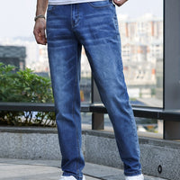 Chic Men's Streetwear Stretch Trousers - Milan-S-Blue-State of Style