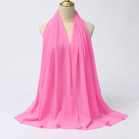 Chiffon Hijab Scarf – Leilani-Pink-State of Style