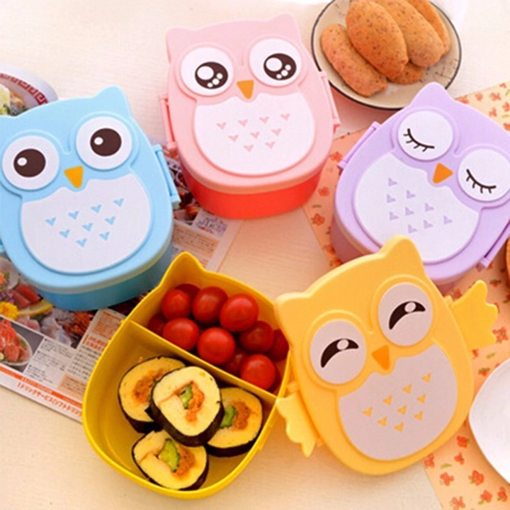 Children's Lunchbox - OwlLunch-Pink-State of Style