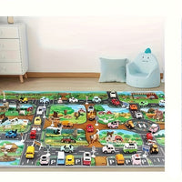Children's Play Mat with Farm and Traffic Theme - DuoPlay-State of Style