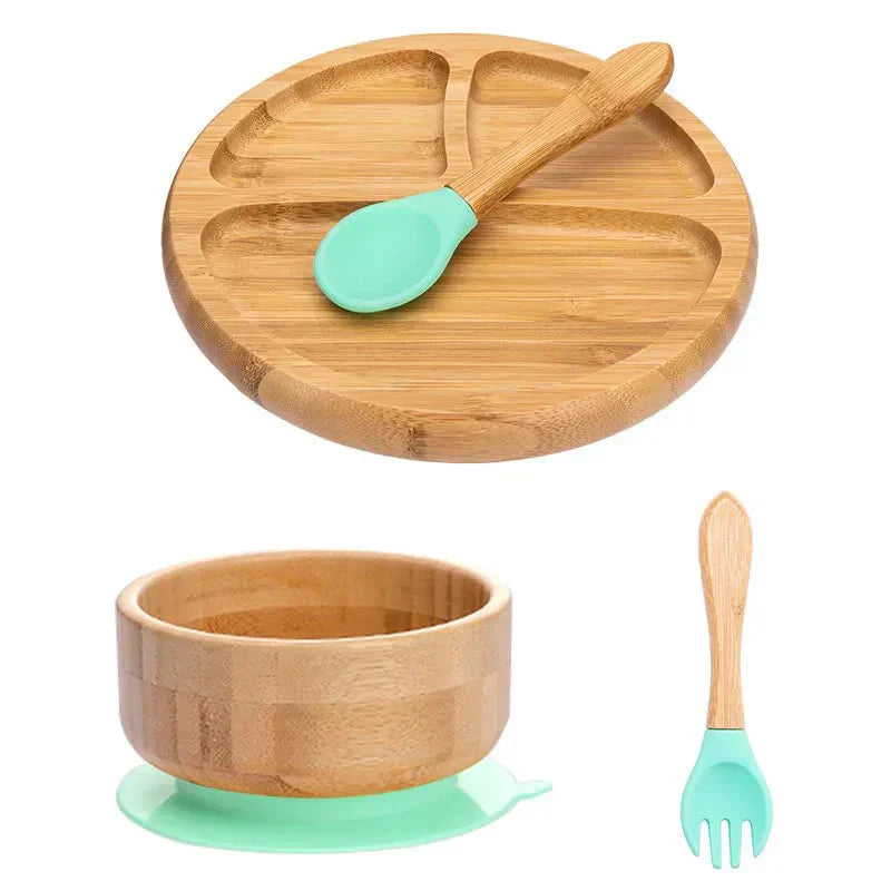 Children's Tableware Set with Suction Cup - EcoFeast-Lamb White-State of Style