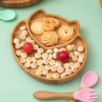 Children's Tableware Set with Suction Cup - EcoFeast-Lamb White-State of Style