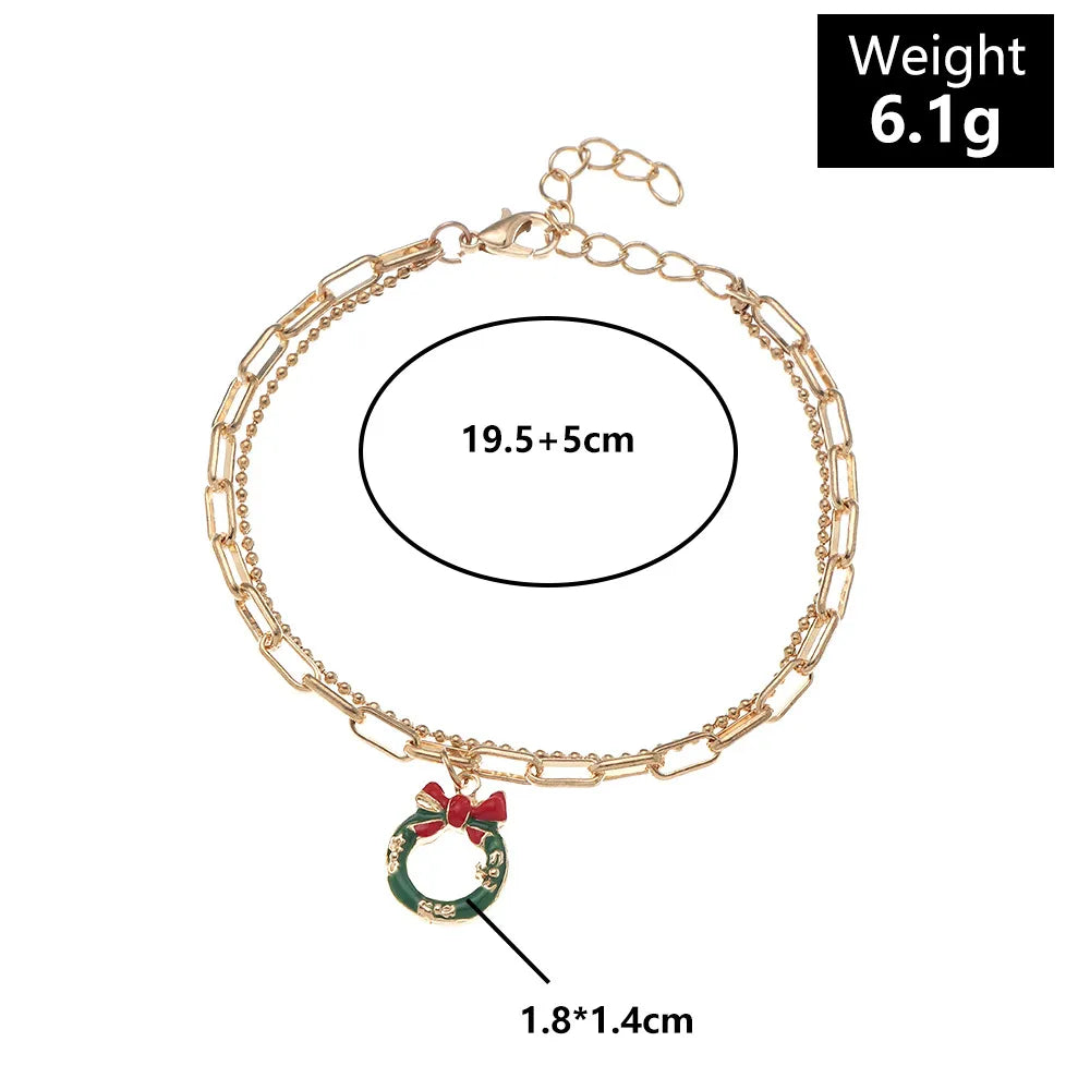 Christmas Charm Bracelet | Festive and Fun Design-SNOWFLAKE-State of Style