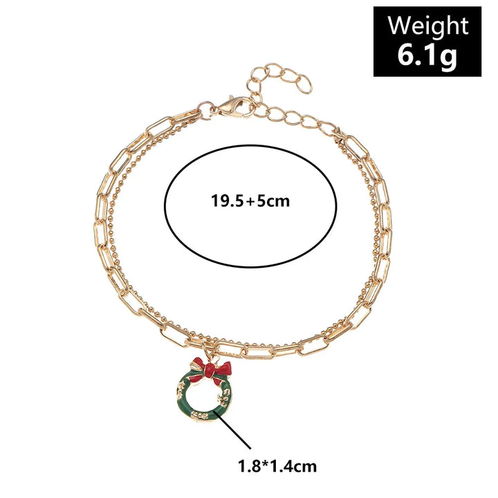 Christmas Charm Bracelet | Festive and Fun Design-SNOWFLAKE-State of Style