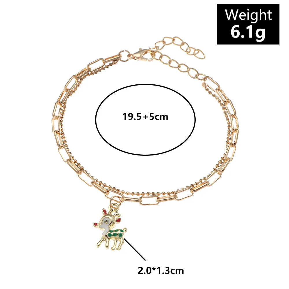 Christmas Charm Bracelet | Festive and Fun Design-SNOWFLAKE-State of Style