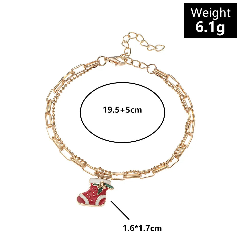 Christmas Charm Bracelet | Festive and Fun Design-SNOWFLAKE-State of Style