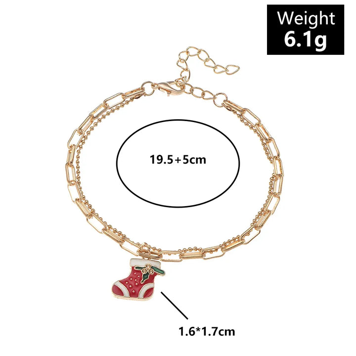 Christmas Charm Bracelet | Festive and Fun Design-SNOWFLAKE-State of Style
