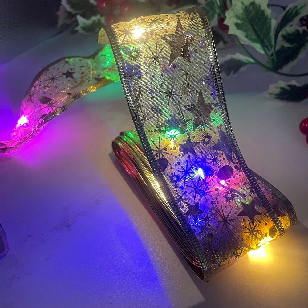Christmas Lights Ribbon - TwinkleRibbon-Style 1-3M-State of Style
