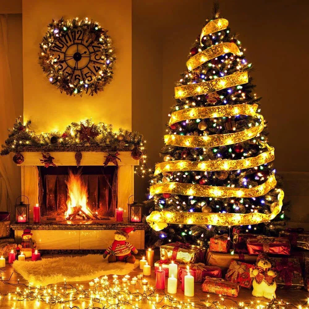 Christmas Lights Ribbon - TwinkleRibbon-Style 1-3M-State of Style