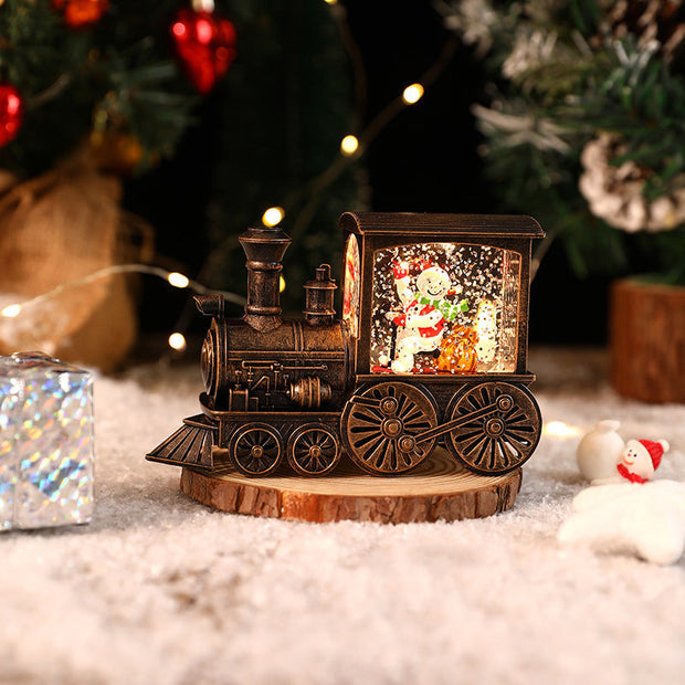 Christmas Music Box Train - JingleTracks-Bronze - Snowman-State of Style