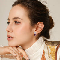 Christmas Reindeer Stud Earrings | Festive Women's Jewellery-RED GOLD-State of Style