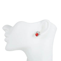 Christmas Reindeer Stud Earrings | Festive Women's Jewellery-RED GOLD-State of Style