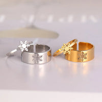 Christmas Snowflake Earrings | Festive Jewellery | Holiday Sparkle-SILVER-State of Style