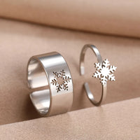Christmas Snowflake Earrings | Festive Jewellery | Holiday Sparkle-SILVER-State of Style