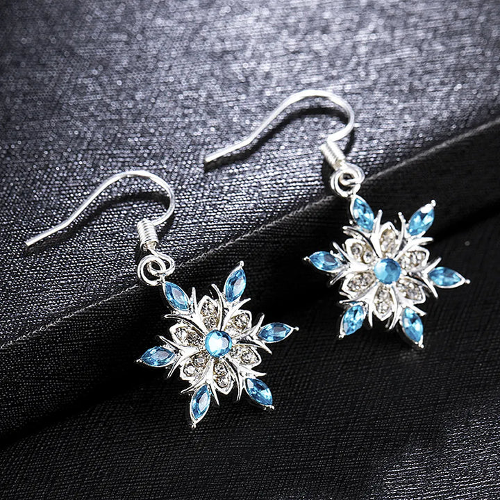 Christmas Snowflake Earrings | Festive Women's Jewellery-State of Style