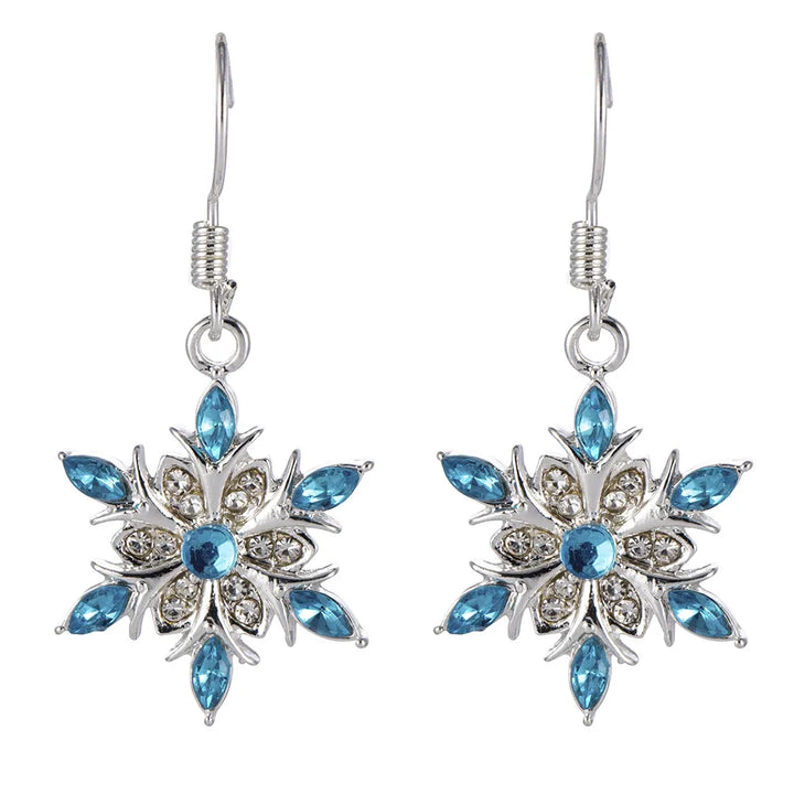 Christmas Snowflake Earrings | Festive Women's Jewellery-State of Style