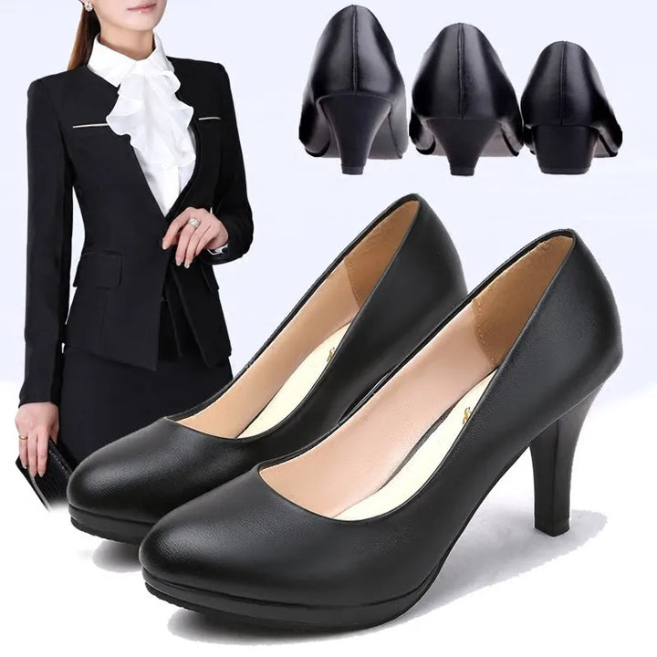 Claire - Orthopedische Elegante Zwarte Pumps-Zwart 3cm-5-State of Style